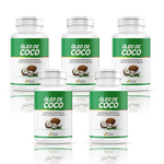 Óleo de Coco Extra Virgem - Bio Vittas - 120 Cápsulas 1000mg - 5x 