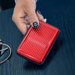 Porta Cartões Liso - Vermelho