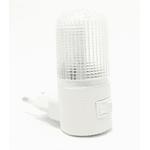 Abajur LED Noturno – Lâmpada Bivolt Luz LED de Tomada com Interruptor - Ilumine suas noites com segurança e estilo!