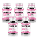 Pré Hormonal Testo Gh Feminino - Bio Vitta's - 60 Cápsulas - 5x 