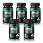 Mag3 - Blend De Magnésio Treonato - 60 Comprimidos de 1000mg - 5x 