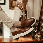 Sapato Masculino Loafer Konna Whisky