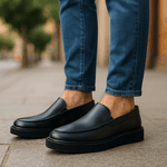 Sapato Masculino Loafer Konna Preto Sola Preta