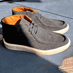 Bota ABRUZZO CANADIAN Em Couro Camurça Azul Noturno