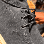 Bota ABRUZZO CANADIAN Em Couro Camurça Azul Noturno