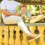 Sapato Masculino Sider Derby Rahvan Camurça Taupe