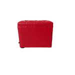 puff retrô chesterfield capitonê VERMELHO