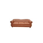 Sofá Chesterfield Conde 3 Lugares 2,60 cm Yasbelly 