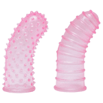 CAPA DE DEDO PONTO G DUAS UNIDADES ROSA