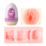 FUNNY EGG MASTURBADOR CYBERSKIN ROXO