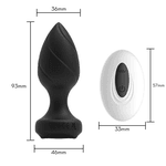 PLUG ANAL VIBRADOR COM CONTROLE REMOTO MY BLACK
