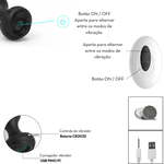 PLUG ANAL VIBRADOR COM CONTROLE REMOTO MY BLACK