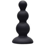 PLUG ANAL DE SILICONE ESCALONADO BLACK