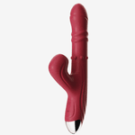 VIBRADOR RABBIT VAI E VEM COM ESFERAS ROTATIVAS E SUGADOR DE CLÍTORIS