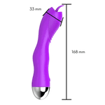 VIBRADOR PONTO G COM LÍNGUA PINK
