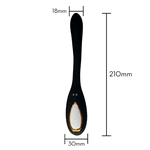 VIBRADOR DE CASAL BLACK GOLD VIA APP