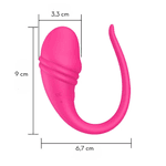 VIBRADOR GLANDE PINK VIA BLUETOOTH