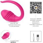 VIBRADOR GLANDE PINK VIA BLUETOOTH