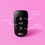 VIBRADOR DE CALCINHA COM CONTROLE REMOTO CHERRY CAR 