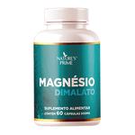 Magnésio Dimalato Reconstrução Muscular Ansiedade Depressão 60 Capslas 