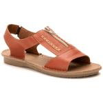 Sandalia Feminina Couro Tiffany Flip Solado Espuma P.U 