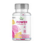 Power Caps Hair Mulher Nutrientes Biotina-Selenio-Zinco 60 capsulas