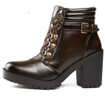 BOTA TRATORADA CANO CURTO FEMININA CAFÉ