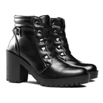BOTA TRATORADA CANO CURTO FEMININA PRETO