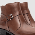 Bota Feminina Lady Classic 0873 Dark Tan