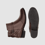 Bota Feminina Lady Essential 0852 Dark Brown