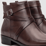 Bota Feminina Lady Urban 0866 Dark Brown