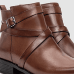 Bota Feminina Lady Urban 0866 Dark Tan