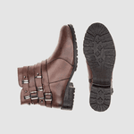 Bota Feminina Montaria Elegance 0822 Dark Brown