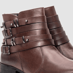 Bota Feminina Montaria Elegance 0822 Dark Brown