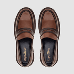 Sapato Manu Elegance 0480 Dark Brown/Tan