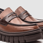 Sapato Manu Elegance 0480 Dark Brown/Tan
