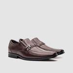 Sapato Social Masculino Office Classic 7500 Dark Brown