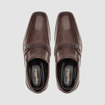 Sapato Social Masculino Office Classic 7500 Dark Brown
