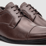 Sapato Masculino Veneza Derby 0305 Dark Brown