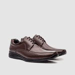Sapato Social Masculino Maxx Smart 3007 Dark Brown