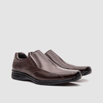 Sapato Social Masculino Maxx Slip On 3026 Dark Brown