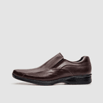 Sapato Social Masculino Maxx Slip On 3026 Dark Brown