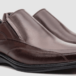 Sapato Social Masculino Maxx Slip On 3026 Dark Brown