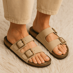 Sandália Birken Anatômica Creme
