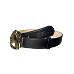 Cinto Andaluz Couro Legitimo - Fivela country cavalo 4,0 cm