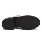 BOTA FEMININA COTURNO EM COURO TRATORADA 40F125-CAFE