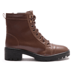 BOTA FEMININA COTURNO EM COURO TRATORADA 40F120-CAFE