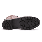 BOTA FEMININA COTURNO EM COURO TRATORADA 40F120-CAFE