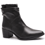 BOTA FEM COURO CANO SANFONADA PRETO-5494