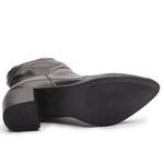 BOTA FEM COURO CANO SANFONADA PRETO-5494